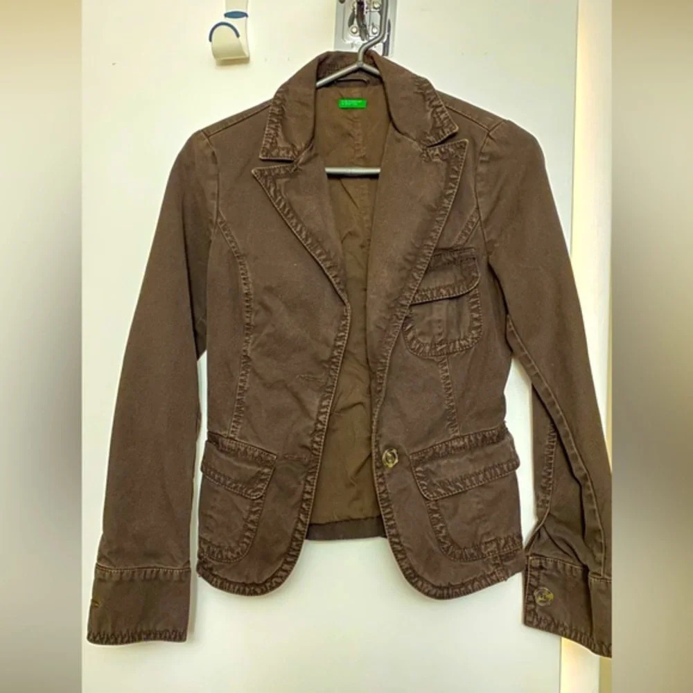 Benetton Dark Brown Jacket 38 (2)